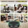 Upgrade Vibration Plate,120 Intensity Levels/5 Programs for Lymphatic Drainage Whole Body Weight Loss Exercises Machine,150KG Weight Capacity,Quiet for Home Use,with 2 Resistance Bands Image 5