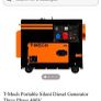 T mech portable 6.5kw Diesel Generator Image 3