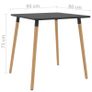 5 Piece Dining Set Grey Image 10