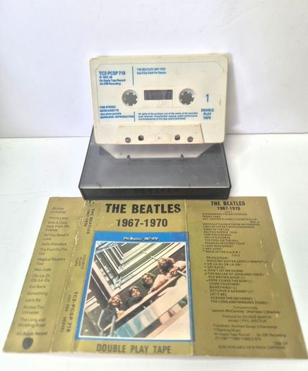 The Beatles 1967-1970 ("The Blue Album") Cassette Tape (1973 First Press UK/IRL)
