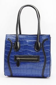 Large mock croc bag