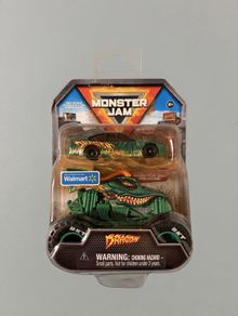 Monster Jam Dragon 1:64 True Metal Truck and Car - Walmart exclusive Series 4 - Spin Master Diecast Model Sealed