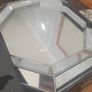 Bevelled Mirror,  Hexagonal Shape, Mirror Within A Bevelled Mirrored Frame. Image 6