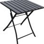 Folding Table and Chairs Set with Durable HDPE Surface & Metal Frame Image 7