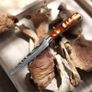 Complete Red Handle Set Knives 9 pcs Engraving your own Name or Symbols By Di'Casteel Image 5