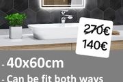 LED Bathroom Mirror 40x60 or 60x40cm