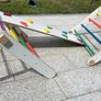 Pikler triangle climbing set with slide/climbing, foldable Image 6