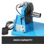 BRAND NEW 5/10KG Mini Semi-Automatic Rotary Welding Positioner Turntable Tilte Table 0-90 W/ 3 Jaw Lathe Chuck for Annular Welding Image 3