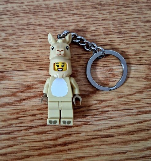 Lego figure keychain