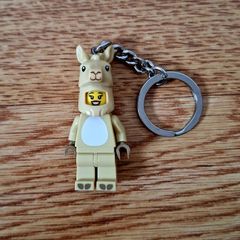Lego figure keychain