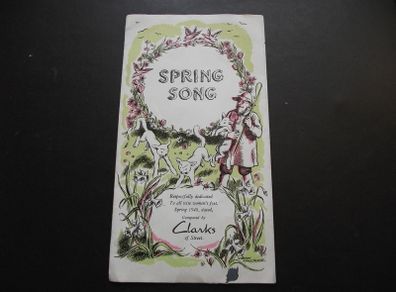 1940 Advertisement booklet Spring Song' for Clark's shoes