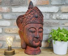 Red Buddha Head D5934