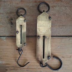 Pair of Antique Spring Balance Scales