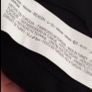 top Bnwt Zara black top size large tie front end Image 8