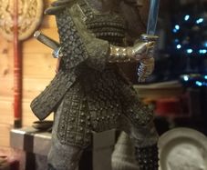 Large Samurai statue, great condition, freepost