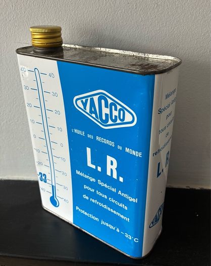 Vintage Yacco 2L Oil Can