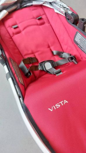 Uppababy Vista Travel System in Red