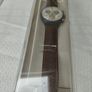 Swatch Vintage Watch SCN118 'Smokey' Brown leather strap. Image 6