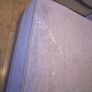Large grey L shaped sofa & matching footstool Image 4