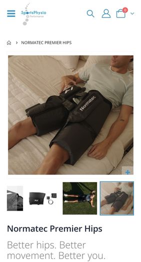 compression normatec hyperice premier hips