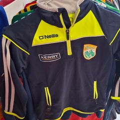 Kerry GAA O'Neills Gaelic Football Half Zip Jersey (Youths 3-4 Years) FREE POST