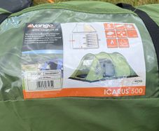 Vango Icarus 500 5 person tent & dbl sleeping bag
