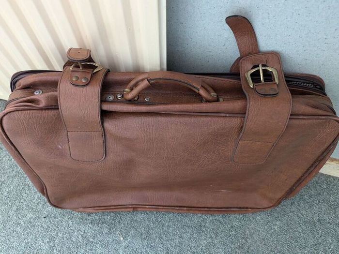 Old style suitcase