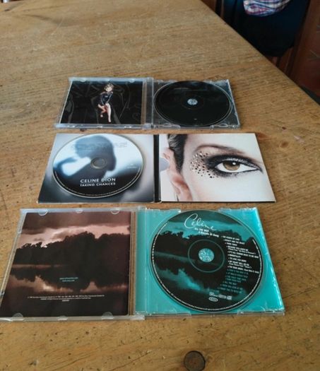 Celine Dion is featured on these CD albums,