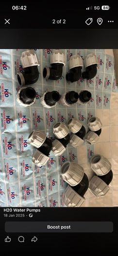Water fitting pipes