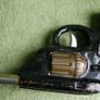 Vintage Rare Metal Double Barrel Pop Gun Image 7