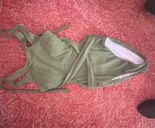cute green swimsuit