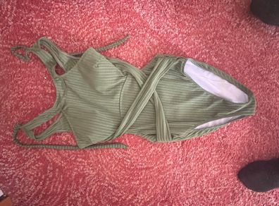 cute green swimsuit