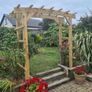 wooden arch  garden archway Image 2