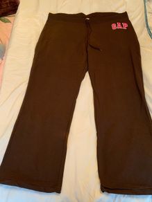 Gap choc brown tracksuit bottoms Size18