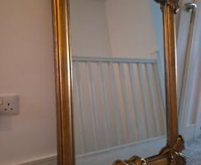 Large Heavy Ornate Gold Mirror