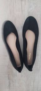 aldo flat black pumps size 6 brand new