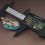 Vintage Arizona Turqouise Silver Bird Desgin Pendant Image 5