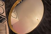 Round Gold Mirror