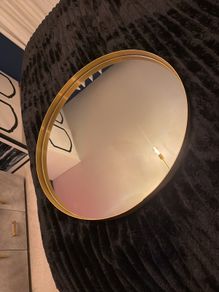Round Gold Mirror