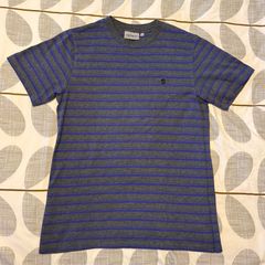 Carhartt WIP Striped Organic Cotton Crewneck T-Shirt - Men's Size S