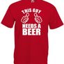 This Guy Needs A Beer  Mens funny t-shirt tee top shirt Image 5