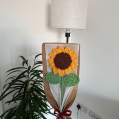 Handmade crochet sunflower bouquet