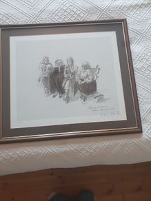 Lithograph. Renowned Cork Artist, William Harrington.