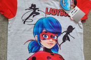BNWT - Superhero Ladybug Girl's Short Sleeve Top, size: 3-4 Years