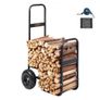 Firewood Log Cart with Pneumatic Wheels Image 10