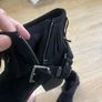 Black Fringe Ankle Boots Image 6