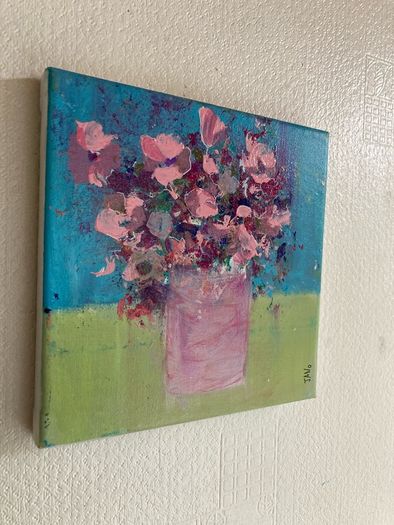 Original Abstract Painting Floral Art Contemporary irish  Art