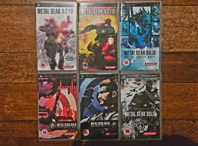 Metal Gear PSP games (All PAL)