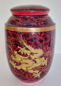 Oriental Temple Jar/Tea Caddy