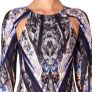 FOREVER UNIQUE Snake Print Fitted Pencil Dress Image 3